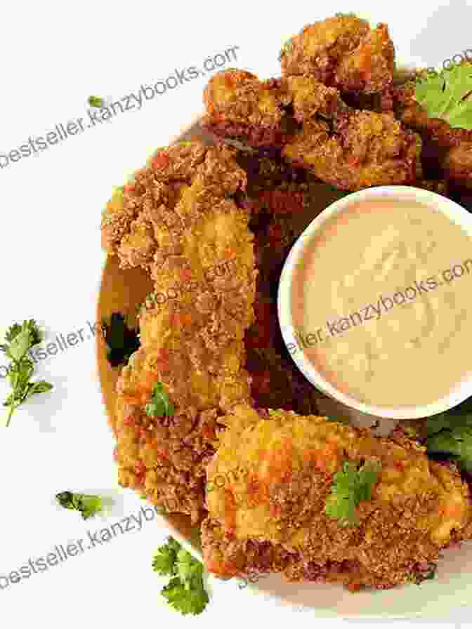 A Plate Of Crispy Fried Chicken With Dipping Sauce Cooking Everyday: The Tasty Chicken Recipes That You Must Know: Boneless Chicken Thigh Recipes