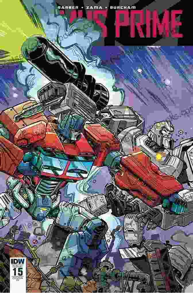 Bots And Robbers Comic Book Cover Featuring Optimus Prime And Bumblebee Facing Off Against Megatron And Starscream Bots And Robbers Comic Book: Transformers Kids Chap 3