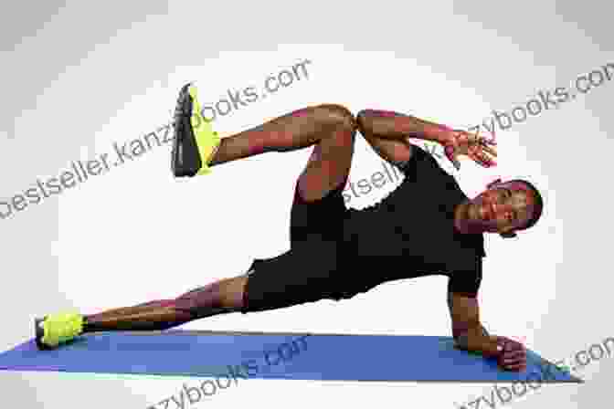 Man Performing Plank Exercise On A Yoga Mat The 90 Day Home Workout Plan: A Total Body Fitness Program For Weight Training Cardio Core Stretching