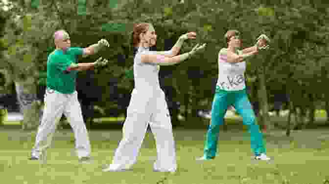 Tai Chi Class In Action Tai Chi: An Internal Chinese Martial Art Practiced Defense Training And Health Benefits