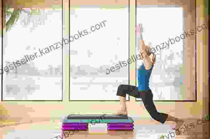 Woman Practicing Yoga In A Studio The 90 Day Home Workout Plan: A Total Body Fitness Program For Weight Training Cardio Core Stretching